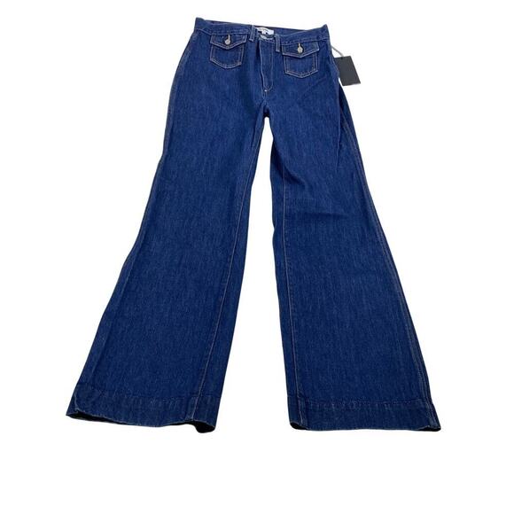 RE/DONE Dark Wash Rigid 90s High Rise Loose Jeans- Size 27 - Picture 1 of 7